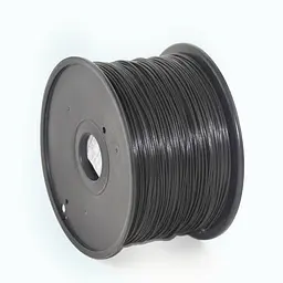 Пластик для 3D друку Gembird, ABS, чорний, 1.75 мм, 1 кг (3DP-ABS1.75-01-BK)