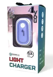 МЗП 4you A42 adjustable light charger (28W, 5A, Fast Charger QC 3.0, 2USB) white - мініатюра 2