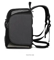 Сумка-рюкзак для домашніх тварин Voyager Pet LVT24013 Black - мініатюра 4