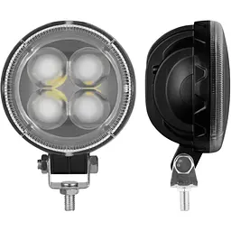 LED фара Brevia EPISTAR Sport Далеке світло 10-30V, 12W (4x3W) 880Lm Лінзована Алюмінієвий корпус IP68 (10601RFX1)