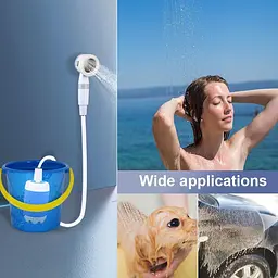 Акумуляторний портативний душ 4000mAh з USB заряджання - мініатюра 4