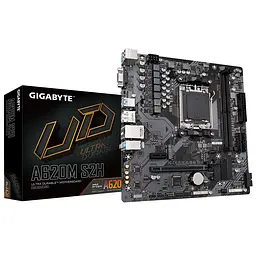 Материнська плата Gigabyte A620M S2H (A620M S2H) (Socket AM5, AMD A620, Micro-ATX) - мініатюра 4