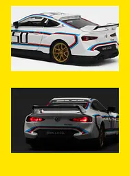 Колекційна металева модель автомобіля Автопром BMW 3.0 CSL з інерцією, світлом та звуком 1:34 - мініатюра 7