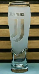 Пивний келих крафтовий 440 мл ФК Juventus Ювентус з гравіюванням подарунок для фаната футбольна кружка матові - мініатюра 3