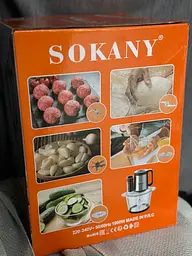 Багатофункціональний блендер Sokany SK-06011 скляна чаша 5в1 1000Вт 3.5л - мініатюра 7