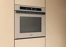 Whirlpool Духовий шафа електричний, 73л, A+, дисплей, конвекція, телескопічні напрямні, бежевий - мініатюра 2