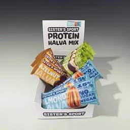 Протеїнова халва Sister's Sport Protein Halva MIX, 9*40 грам - Мікс - мініатюра 4