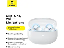 Навушники TWS BASEUS AirGo 1 Ring White (A00069201223-00) - мініатюра 9