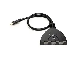 Адаптер PowerPlant HDMI - 3xHDMI Black (CA912070)