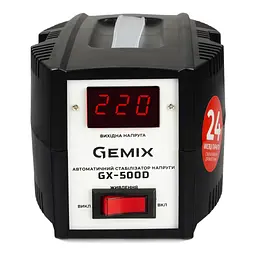 Стабілізатор напруги Gemix GX-500D - мініатюра 2
