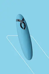 Вібратор FairyGasm PleasureArrow 11.5 см блакитний - мініатюра 5