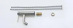 Змішувач для умивальника Rea Lungo chrome низький REA-B4101, Хром - мініатюра 7