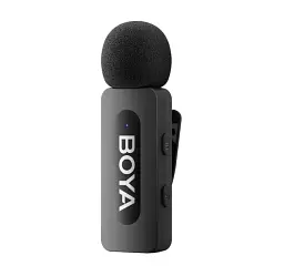 Професійний петличний бездротовий мікрофон Boya BY-V10 Type-C Black (18872) - мініатюра 6