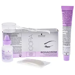 Фарба для брів та вій Schwarzkopf Professional Igora Bonacrom Black 25 мл (15мл+10мл) чорний (2028447) - мініатюра 2