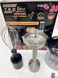 Занурювальний блендер Zepline ZP-143, 1500Вт Чорний - мініатюра 5