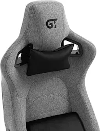 Геймерське крісло GT Racer X-8004 Fabric Gray (X-8004 Fabric Gray) - мініатюра 2