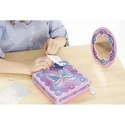 Набір для творчості Melissa & Doug Дзеркало і скринька з блискучими наліпками (MD9517) - мініатюра 5