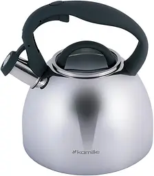 Чайник Whistling Kettle 2.7л зі свистком та скляною кришкою Kamille Ø20х23 см kuh0011104 - мініатюра 7