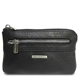 Ключниця Tony Perotti New Contatto з натуральної шкіри 359L nero (90418) Чорна
