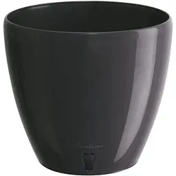 Горщик для квітів Santino Deco Twin plus з картриджем 1.5 л антрацит (DTWC15ANT)