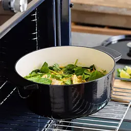 Каструля KitchenAid Cast Iron чавунна з кришкою 26 см 5.2 л чорна (CC006061-001) - мініатюра 6