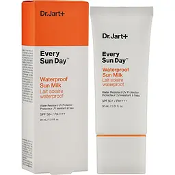 Сонцезахисне молочко для обличчя Dr Jart+ Every Sun Day Waterproof Sun Milk SPF 50+ PA++++, 30 мл - мініатюра 2