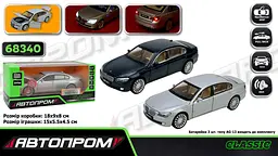 Машинка металева BMW 760 LI 1:34 АВТОПРОМ світло звук двері 68340 - мініатюра 4
