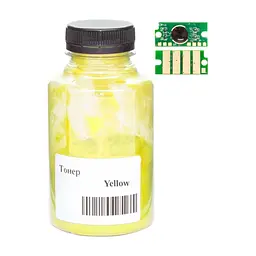 Тонер Xerox Phaser 6510, 130г, Yellow, +chip AHK (3203669)