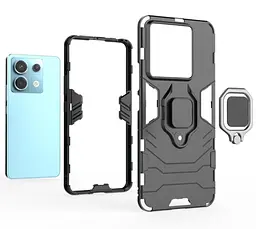 Чохол бампер Primolux Ring Armor для Xiaomi Redmi Note 13 Pro 5G / Poco X6 5G Black - мініатюра 4
