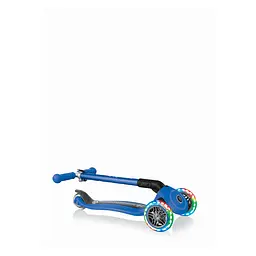 Самокат Globber Primo Foldable Fantasy Lights Перегони, з колесами, що світяться, до 50 кг, 3+, 3 колеса, синій - мініатюра 5