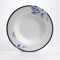 Столовий фарфоровий сервіз на 6 персон Blossom Blue Yiwu HP-7-713N - мініатюра 4