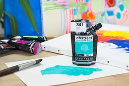 Акрилова фарба Sennelier Abstract, 120 мл, Бірюзовий (Turquoise) - мініатюра 3