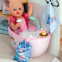 Ігровий набір для купання ляльки Baby Born Океан турботи (839881) - мініатюра 6