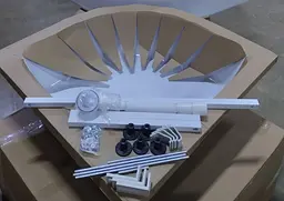 Душовий піддон Mixxus Strong високий ST01-90x90x40 з сифоном напівкруглий діаметр зливу 52 мм MI8160, Білий - мініатюра 3
