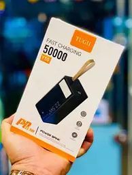 Повербанк WUW-TUGII Y55 Powerbank портативний акумулятор 50 000 mAh LED-індикація Чорний - мініатюра 2