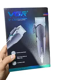 Професійна провідна машинка VGR V-130 для стрижки волосся машинка для волосся безшумна - мініатюра 9