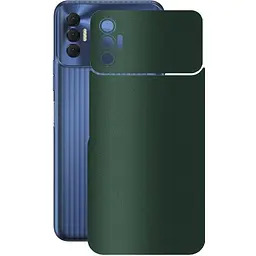 Защитная пленка StatusSKIN для Tecno Spark 8p KG7n Корпус Винил Зеленая матовая