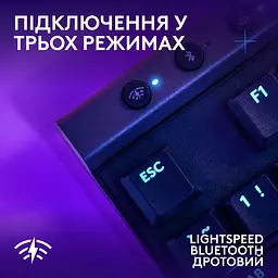 Клавiатура бездротова Logitech G515 Lightspeed TKL Wireless Black (920-014075) - мініатюра 5