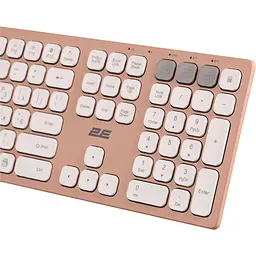 Клавіатура 2E KS270 WL/BT UA Pink/White (2E-KS270WBPN_UA) [150967] - мініатюра 7