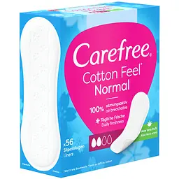 Щоденні прокладки Carefree Cotton Feel Normal Aloe 56 шт. - мініатюра 2