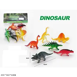Колекційна фігурка динозавра The dinosaur tribe, пластикова модель рептилії 12x4 см (303-59)