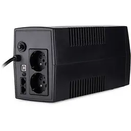 Пристрій безперебійного живлення Vinga LCD 800VA plastic case with USB (VPC-800PU) - мініатюра 4