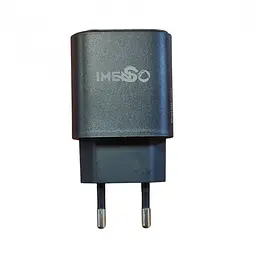 Зарядний пристрій IMS-C3007 20W, мережевий блок живлення, 2 порти USB і Type-C, чорний