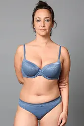 Комплект жіночої нижньої білизни Gisela 333col синій 80D