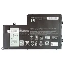 Акумулятор для ноутбука Dell TRHFF (Inspiron 5547, 5445, 5545, 5447, 5448) 11.1V 43Wh black