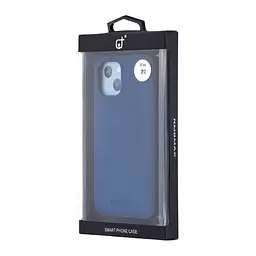 Чохол Jinduka Leather Case with MagSafe iPhone 12 Deep Blue - мініатюра 2