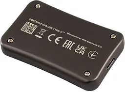SSD диск зовнішній GoodRam HL200 1 TB Black (SSDPR-HL200-01T) - мініатюра 2