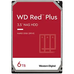 Накопичувач HDD SATA 6.0TB WD Червоний Plus 5400rpm 256MB (WD60EFPX) - мініатюра 2