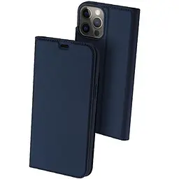 Чохол-книжка Dux Ducis з кишенею для візиток для Apple iPhone 13 Pro Max (6.7) Синій