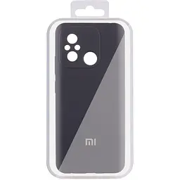 Чохол Silicone Cover Lakshmi Full Camera (AA) with logo для Xiaomi Redmi 12C / Poco C55 Чорний / Black - мініатюра 2